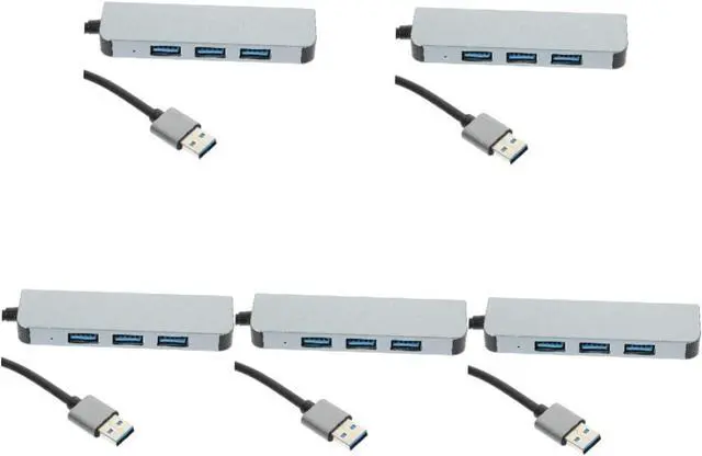 Main image of Mikikit Pcs Port Multi USB Hub Splitter for Laptop USB Adapter Lightweight Aluminum Design