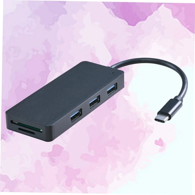 Alt view image 3 of 7 - Hemobllo 3pcs USB Hub Type-c Ports and Micro Memory Card Interface for PC Connectors to USB