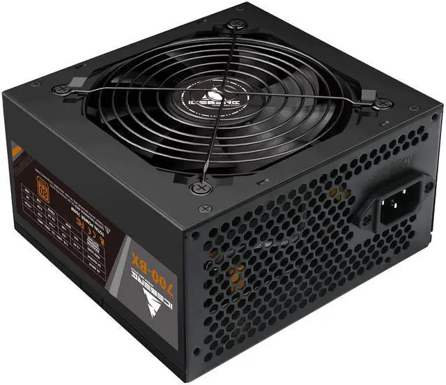 Alt view image 6 of 6 - Iceberg Gaming PC Power Supply Unit 700-BX 700W 80 Plus Bronze with Two (12) PCIe 6+2 connectors
