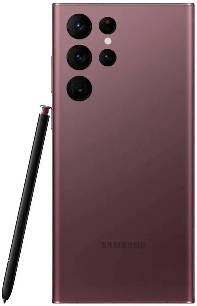 Alt view image 5 of 8 - SAMSUNG Galaxy S22 Ultra Smartphone, Factory Unlocked Android Cell Phone, 512GB, 8K Camera & Video, Brightest Display, S Pen, Long Battery Life, Fast 4nm Processor, US Version, Burgundy