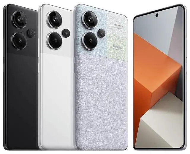 Alt view image 9 of 10 - Xiaomi Redmi Note 13 PRO+ Plus 5G + 4G LTE (512GB + 12GB) 6.67" 200MP Triple (Tmobile Mint Tello & Global) Global Bands Unlocked + (Fast Car 51W Dual Charger Bundle) (Aurora Purple (Global ROM))