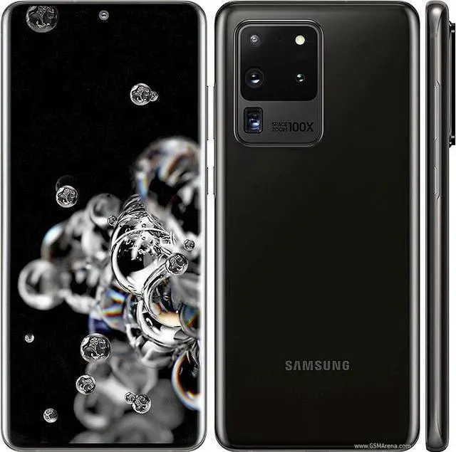 Main image of Samsung Galaxy S20 Ultra 5G 128GB Black-Refurbished Mint Grade A+ *30 days free return 90 days warranty*