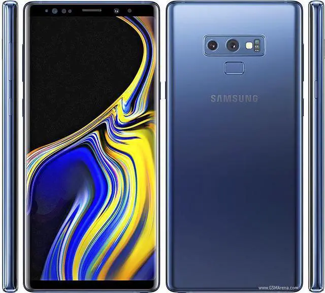 Alt view image 2 of 4 - Samsung Galaxy Note 9 N960U (Fully Unlocked) 128GB Ocean Blue (Grade A+) Black