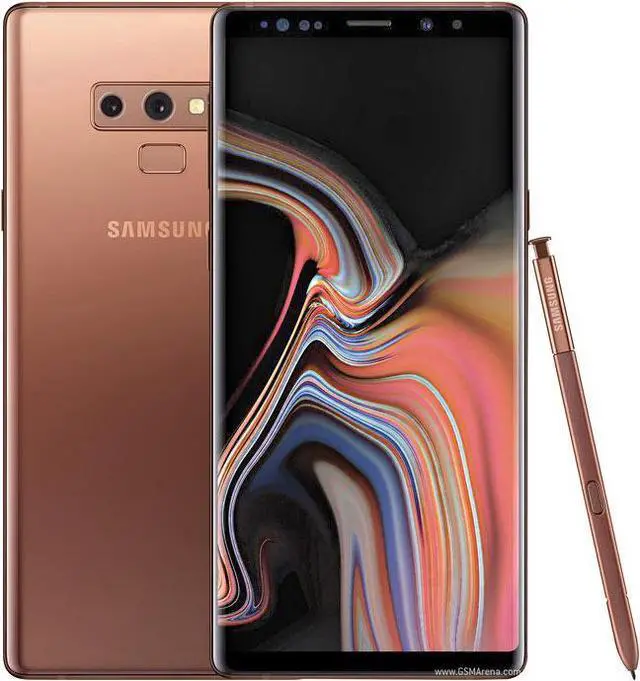 Main image of Samsung Galaxy Note 9 N960U (Fully Unlocked) 128GB Ocean Blue (Grade A+) Copper/Copper
