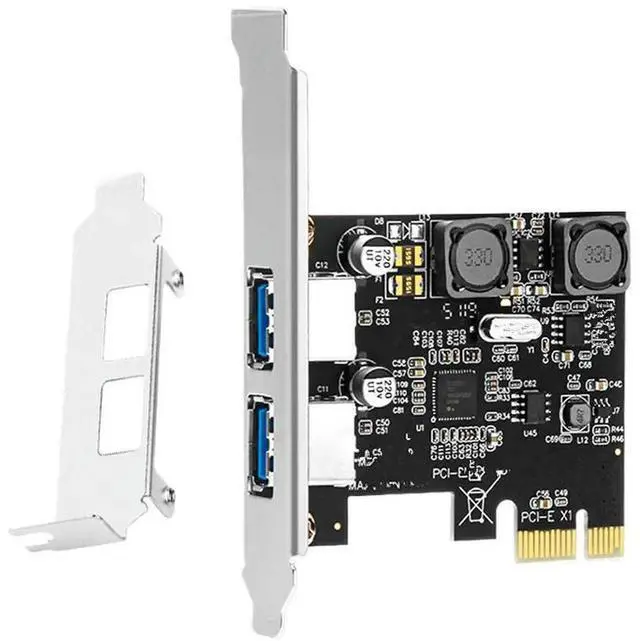 Main image of FORPCIE Two-port USB 3.0 Adapter Card PCI-E To 2-port USB Expansion Card Independent Power Supply, Installation VIA