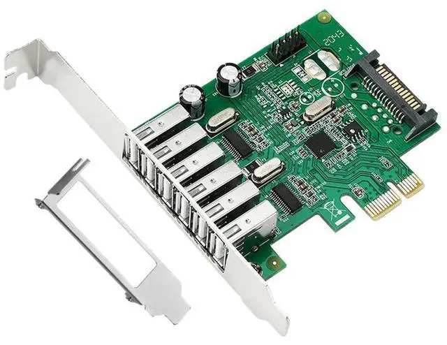 Main image of FOR PCIE Four-port USB2.0 Adapter Card 4D Large 4PIN Power Supply PCI-E To USB2.0 Expansion Card Mobile Phone