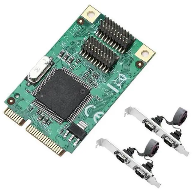 Main image of FOR MiniPCIe To Four RS232 Serial Port Expansion Card MiniPCIe To DB9 Pin COM Port Adapter Card 9904