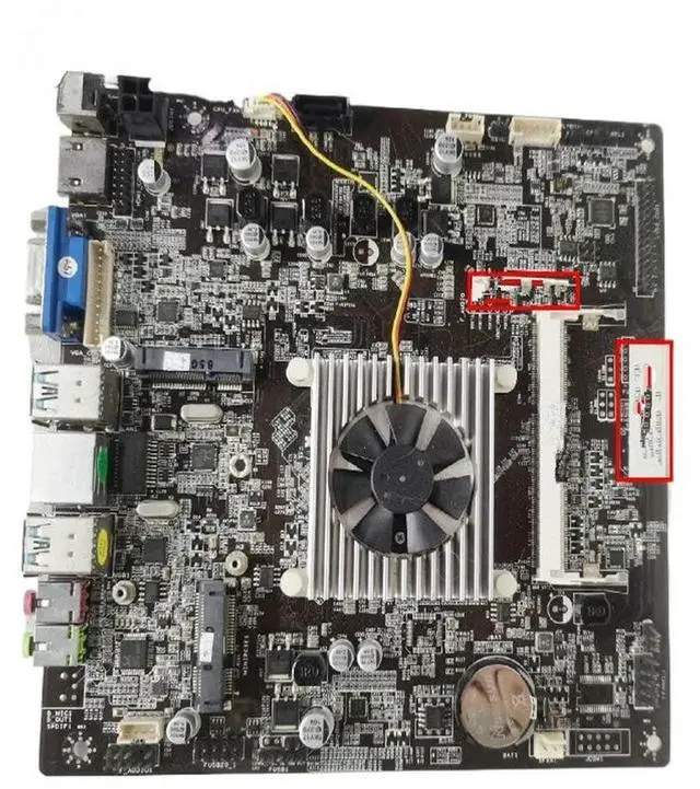 Main image of FOR JW J3160T N3160I , Main Board 17 * 17 DC 12V NAS Main Board