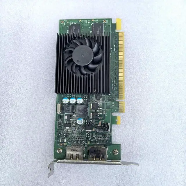 Main image of FOR GT730 2G DDR5 graphics card, dual DP interface 4K60HZ dual screen display half-height graphics card