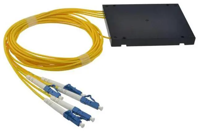 Main image of FOR LC 1X4 PLC Singlemode Fiber Optical splitter PLC ABS type LC PLC optical fiber splitter LC connector