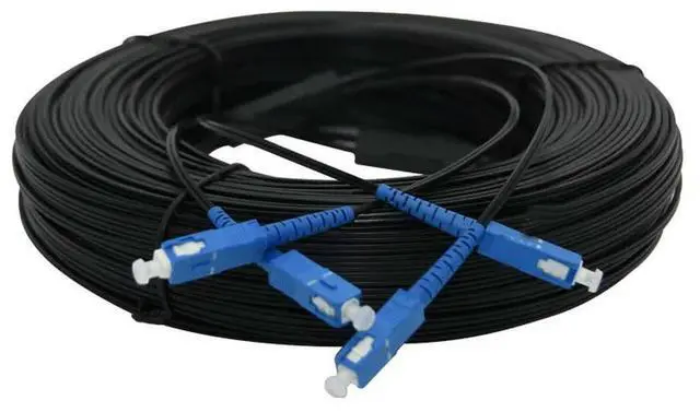 Main image of FOR 100M Outdoor SC UPC Duplex Drop Patch Cable SC Singlemode Duplex G657A Fiber optic patch cord fiber optic jumper Cable