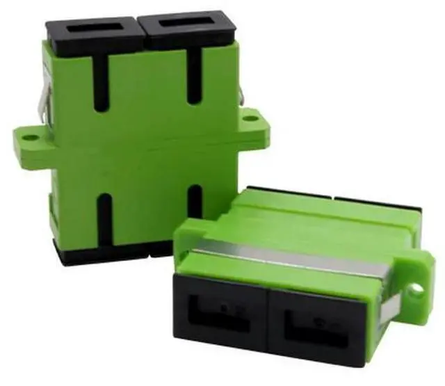 Main image of FOR 50PCS SC APC Duplex single-mode Fiber optic Adapter SC Optical fiber coupler SC APC Fiber SC connector