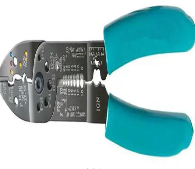 Main image of FOR Wire Stripper Electrician Cable Cutter Stripper Wire Puller Pliers Multifunctional Cold Terminal Crimping Pliers CP-412G