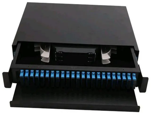 Main image of FOR 19 inch 24/48 s Pull type optical fiber distribution frame 24 port Rack Mounted Indoor fiber patch panel BY