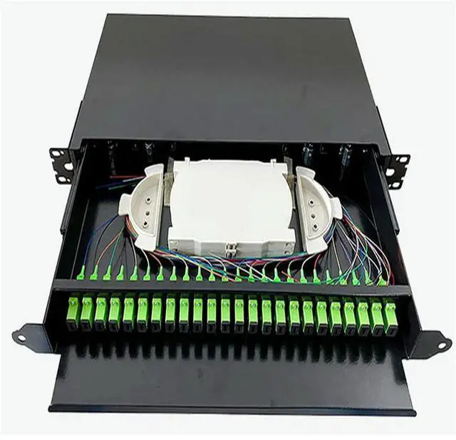 Main image of FOR 19 inch 24 s SC APC ODF Pull type optical fiber distribution frame Rack Mounted Indoor fibers Distribution Frame Patch Panel