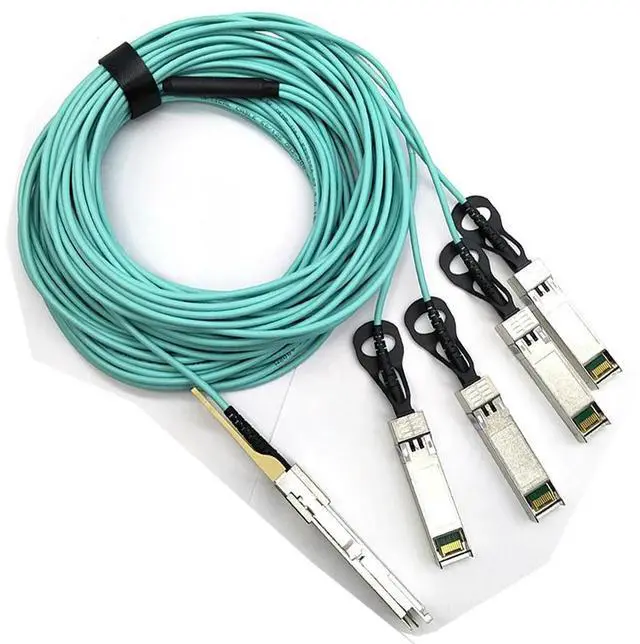 Main image of FOR Cable 100G 28 to 4xSFP28,Multimode OM3 15M/20M/25M/30M/50M High Speed Active Breakout Cable For Code