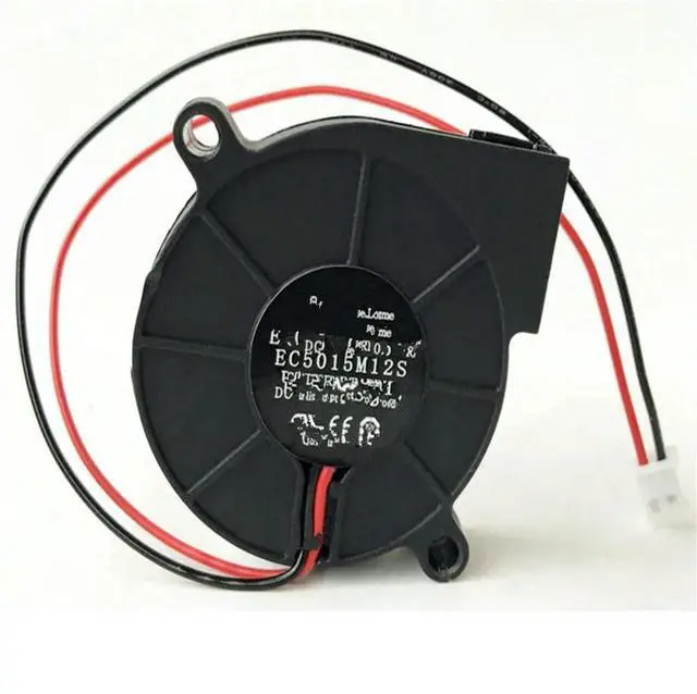 Main image of EC5015M12S DC 12V 0.15A 50x50x15mm 2-Wire Server Cooler Fan 1.80W