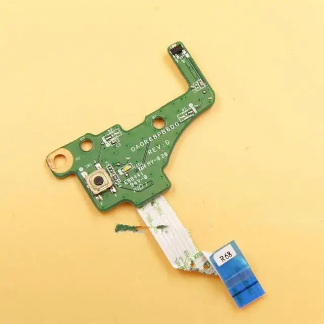 Main image of For 17-e 15-e 720673-001 Power Button On Off Switch Board DA0R68PB6D0 with cable