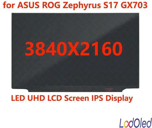 Main image of FOR 17.3 LED UHD LCD Screen IPS Display for S17 GX703 3840X2160 Narrow 40pins 120Hz