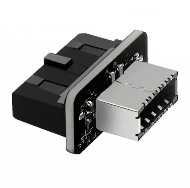 Main image of FOR USB 3.0 (3.1 Gen 2) 19 Pin Header to USB 3.1 Type-E to 20 Pin A-Key Adapter for Type C Front Panel Chassis Bracket