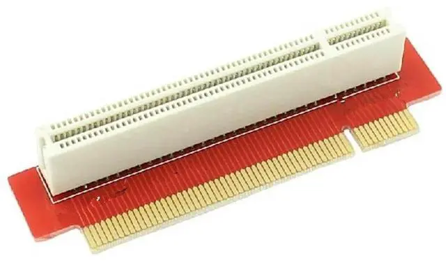 Main image of PCI Male to Female 32Bit Riser Extension Card Adapter 1U 2U 3U IPC Chassis 90 Degree Left Angled Type