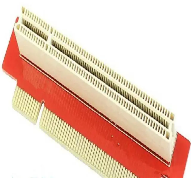 Main image of PCI Male to Female 32Bit Riser Extension Card Adapter 1U 2U 3U IPC Chassis 90 Degree Right Angled Type