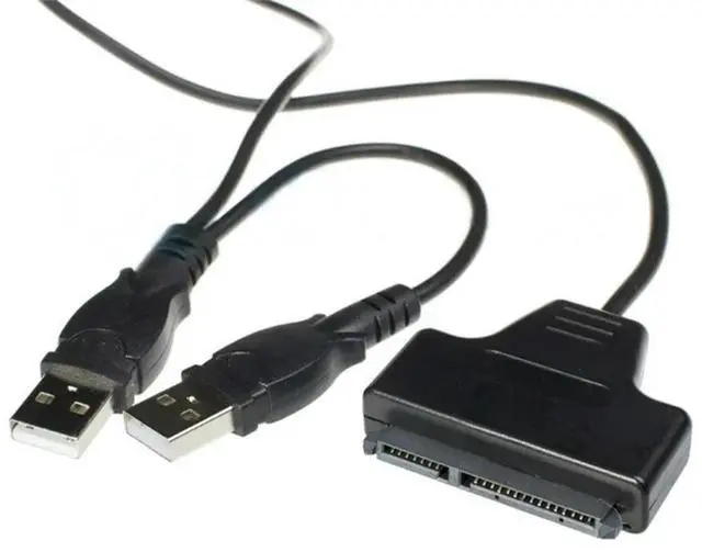 Main image of FOR For 2.5" HDD Drive USB 2.0 to SATA 7+15 Pin 22Pin Adapter Cable kable,