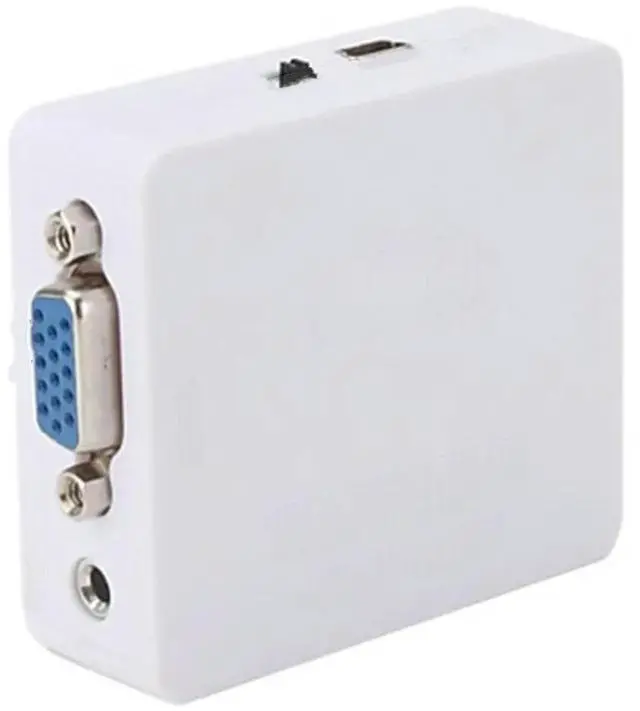 Main image of FOR Mini HD 1080P Audio VGA To HDMI HD HDTV Video Converter Box Adapter With HDMI Cable For PC Laptop to HDTV Projector