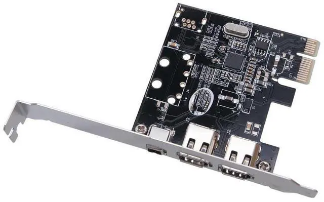 Main image of FOR PCI-E 1X to 1394 Card 3 Port DV HD Video Capture Card pcie to 1394a 1394b 6pin VT6315N