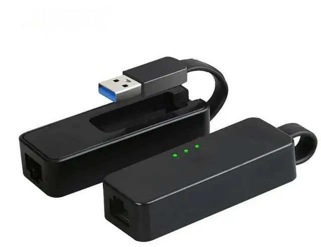 Main image of USB 3.0 to RJ45 Network Card Lan Adapter 10/100/1000 Mbps Ethernet Adapter RTL8153 Tablet PC Win 7 8 10 XP