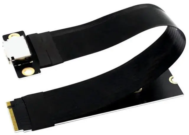 Main image of M.2 NVME to 4i Extension Cable SSD Graphics Card M2 M Key to SFF-8612 Adapter PCIe 4.0 Gen4 Cable Laptop