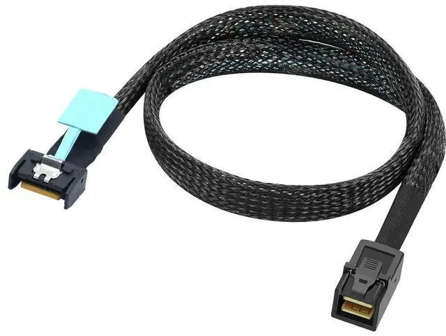 Main image of PCIE SFF-8654 4I 4X 38-Pin to SAS HD SFF-8643 Support PCIe Gen5 server adapter Cable