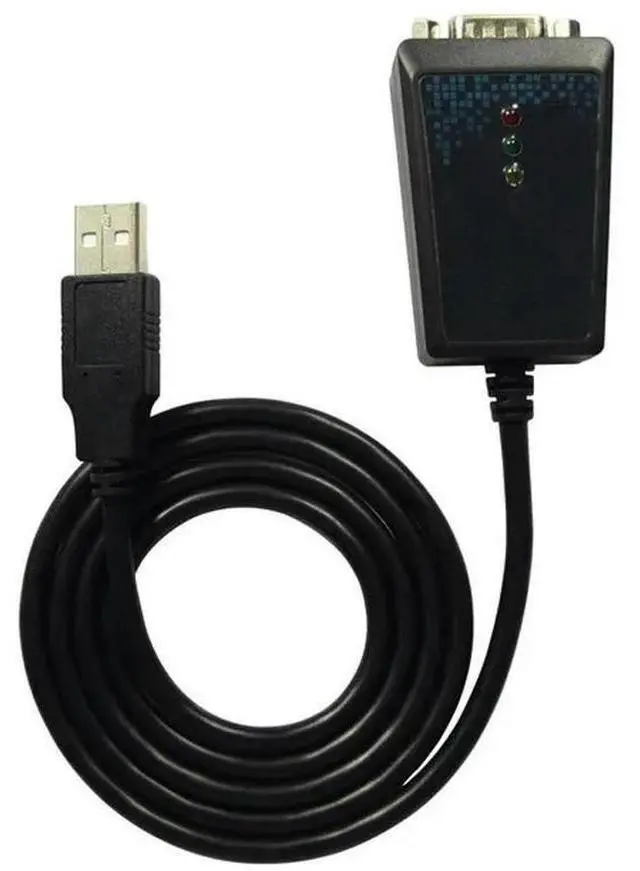 Main image of USB 2.0 to Serial RS-232 DB9 9Pin Adapter Converter Cable FTDI Chipset Length 1M USB TO RS232 SUPPORT WIN10