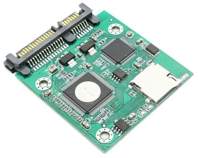 Main image of Micro SD TF Card to 22pin SATA adapter card 2.5" hdd enclosure TF cards to 7+15 SATA converter