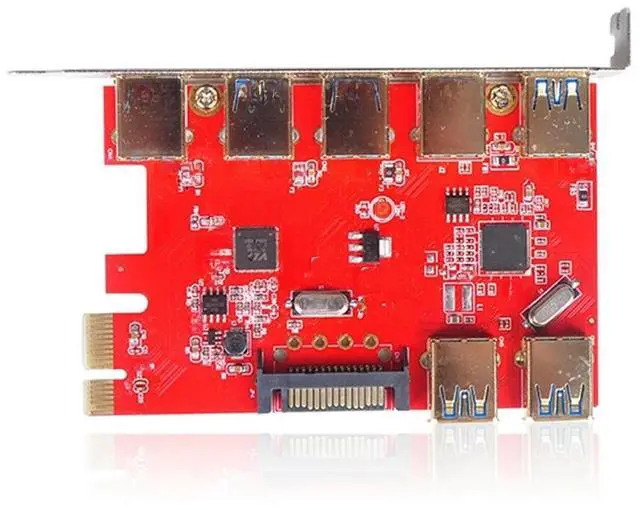 Main image of Pci-Express 5-Port USB3.0 External +2 Port USB3.0 USB3.0 Expansion Card pcie usb 3.0 5+2