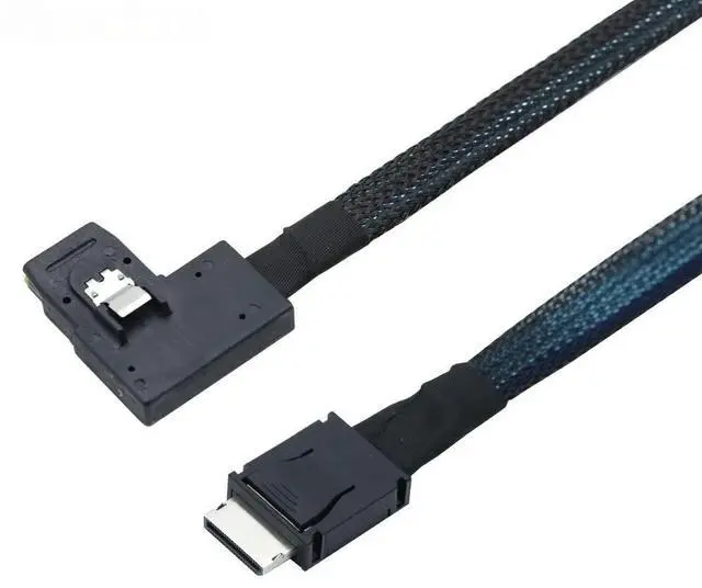 Main image of SAS 8611 4I to MINI SAS SFF-8087 Right Angle Cable PC Hardware