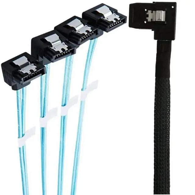 Main image of FOR MINI SAS SFF-8087 to 4-port SATA 7P female connection cable For Server