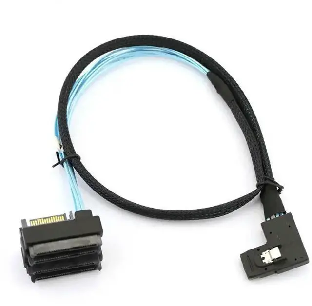 Main image of FOR MINI SAS SFF-8087 right to 4 Ports SAS SFF-8482 server connection Cable