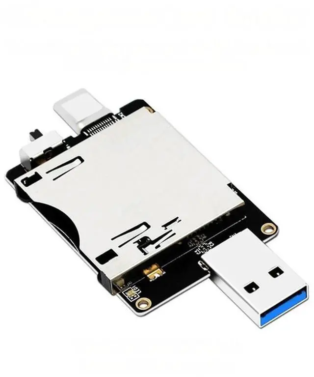 Main image of CFexpress Card Reader USB 3.0 Type A/USB3.1 Type C 10Gbps to CF Express Riser Adapter JMS583 Chip CF Express Type B Memory