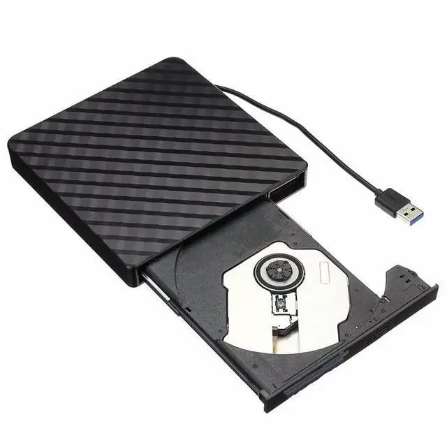 Main image of External USB3.0 DVD RW CD Writer Slim Optical Drive Burner Reader Player Tray Type Portable PC Laptop