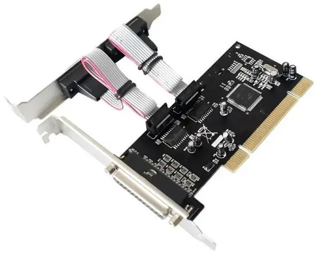 Main image of FOR PCI to 2 port RS232 RS-232 Serial Port COM DB25 Printer Parallel Port LPT to PCI Card Adapter Converter MCS9865 Chip
