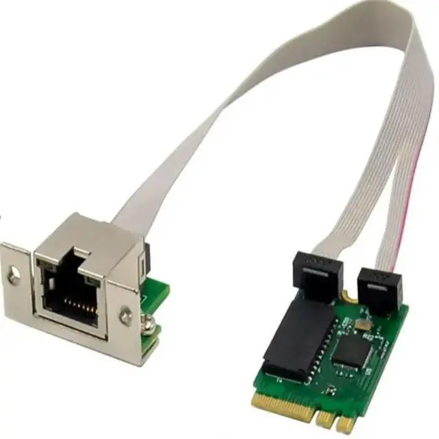 Main image of FOR M.2 a+e key 22x30mm M.2 A Key and E Key to 1 Port 10/100/1000Mbps Gigabit Ethernet NIC Network Card lan Adapter RTL8111F chip