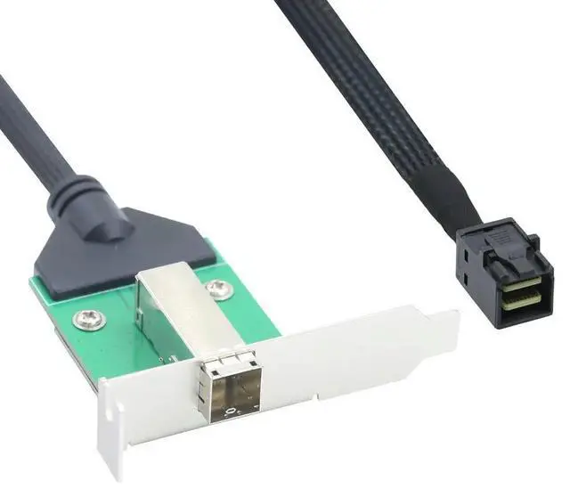 Main image of FOR External Mini SAS HD SFF-8644 female to Mini SAS HD SFF-8643 male Data Server Raid Cable adapter