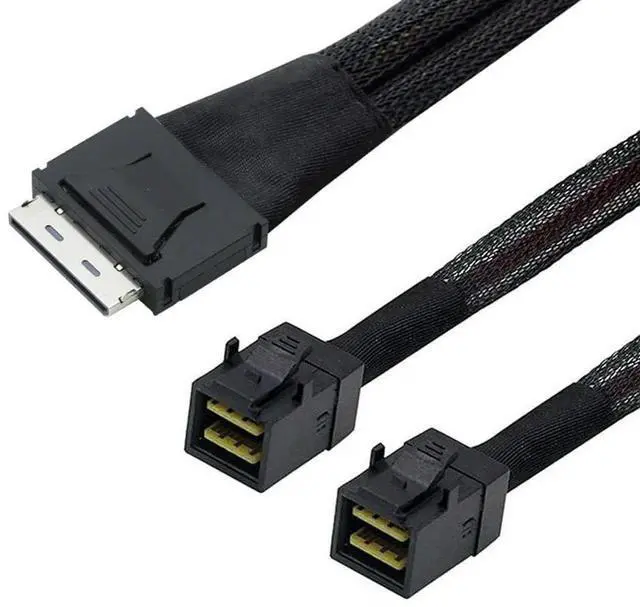 Main image of FOR Quality PCIe SFF-8611 8I to Dual 8I SAS SFF-8643 Cable for Servers