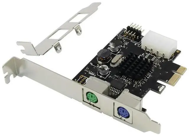 Main image of FOR PCIE to 2x PS//2 Port For PC Keyboard Mouse Adapter Card