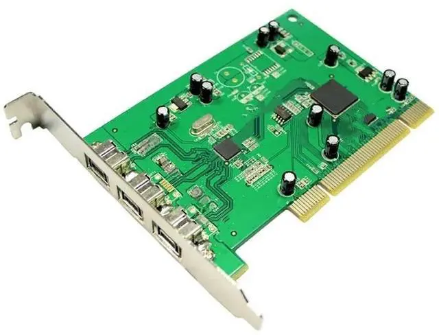 Main image of 3 Ports 1394B Firewire Ports PCI Controller Card 1394 card TI8280 chipset win10