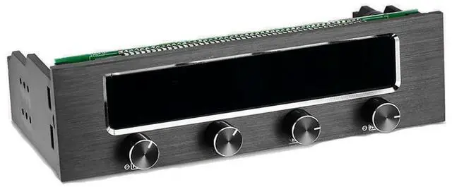 Main image of Multi-Function PC CPU 4 Channel Fan Controller Speed Control Adjuster LCD Cooling Front Panel
