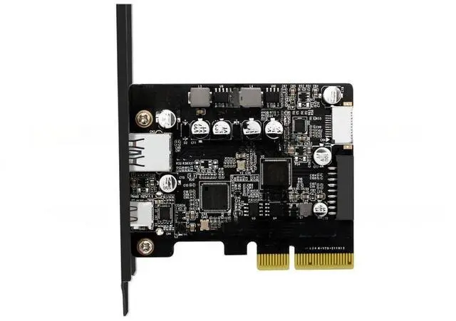 Main image of PCIE 3.0 To USB 3.2 Gen2 Type-C 10Gbps Data Transfer Quick Charge USB-C Controller PCI-E Type E 19P20P Type E Card