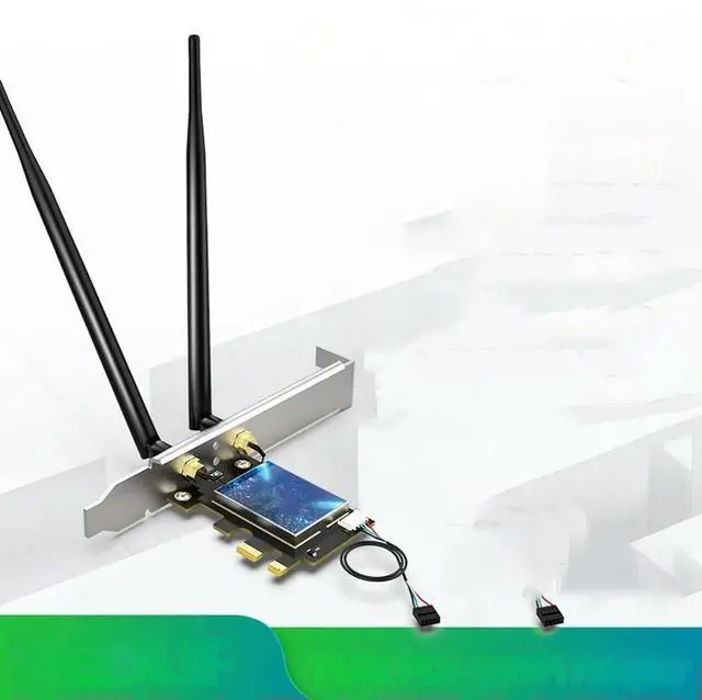 Main image of 3000Mbps WiFi 6 PCI-E Network Card 802.11ax/ac Dual band 2.4G/5GHz Wireless AX 200 PCI Express WiFi Adapter