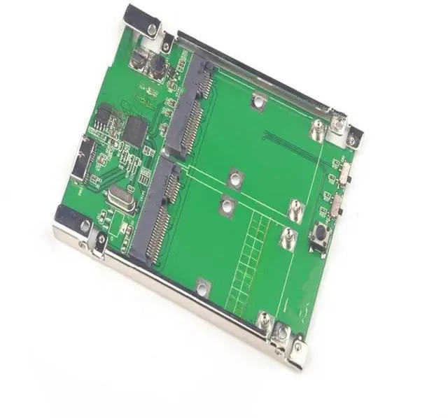 Main image of USB3.1 TYPE-A to DUAL mSATA RAID Adapter 2 MSATA Converter RAID0 RAID1 JBOD SPAN ASM1352R CHIPSET 10Gbps win10 sata3.0